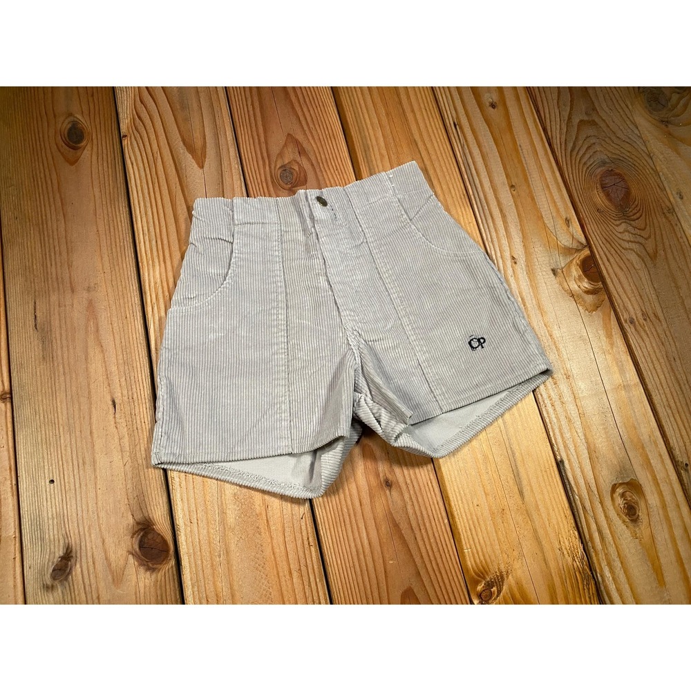 Vintage 1980s Ocean Pacific Corduroy Shorts | XXS High-Waisted Surf Skate Style
